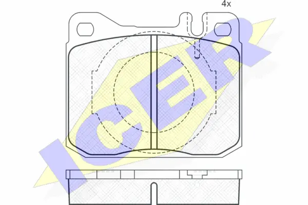 Brake Pad Set, disc brake (180324)