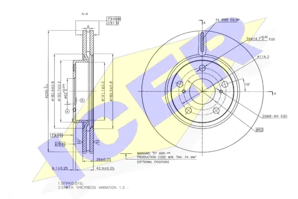 Brake Disc (78BD0009-2)