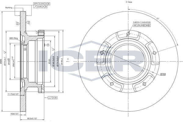 Brake Disc (78BD5644-1)