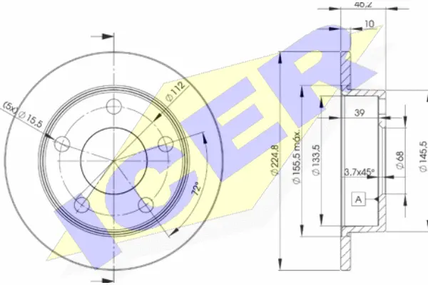 Brake Disc (78BD3634-2)
