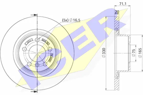Brake Disc (78BD2216-2)