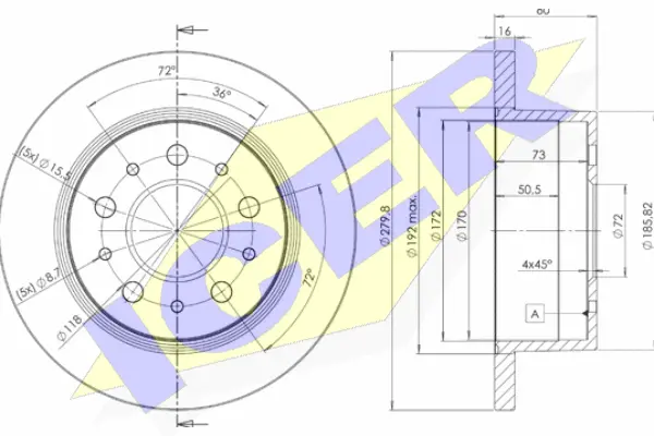 Brake Disc (78BD5623-1)