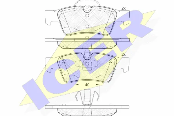 Brake Pad Set, disc brake (181770)