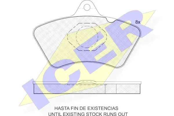 Brake Pad Set, disc brake (160433)