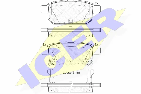 Brake Pad Set, disc brake (182017)