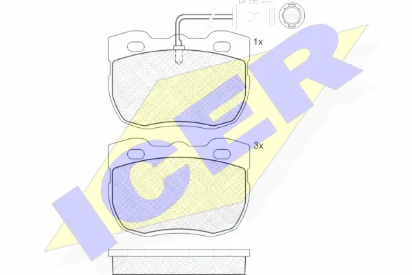 Brake Pad Set, disc brake (140839)