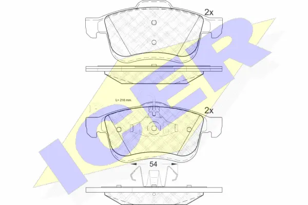 Brake Pad Set, disc brake (181903)