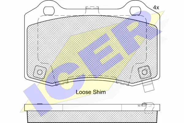 Brake Pad Set, disc brake (182230)