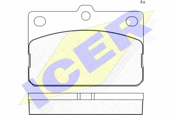 Brake Pad Set, disc brake (180185)