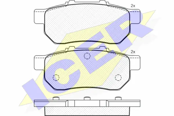 Brake Pad Set, disc brake (180960)
