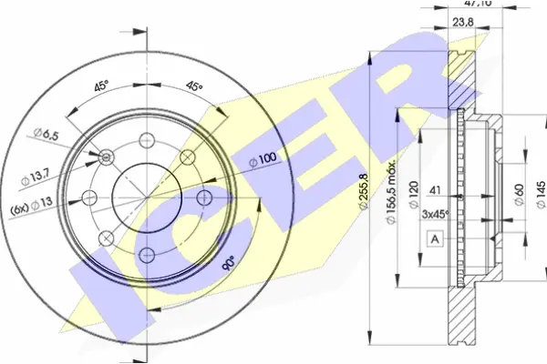 Brake Disc (78BD2559-2)