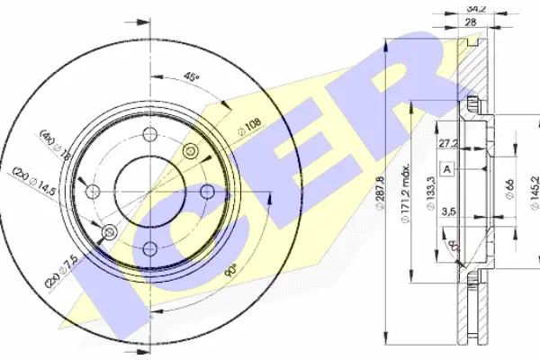 Brake Disc (78BD4753-2)