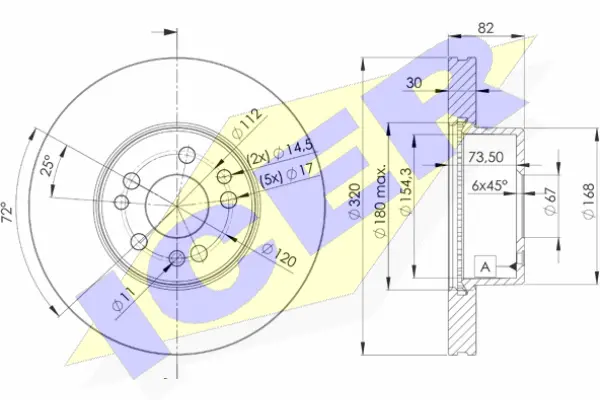 Brake Disc (78BD0212-2)