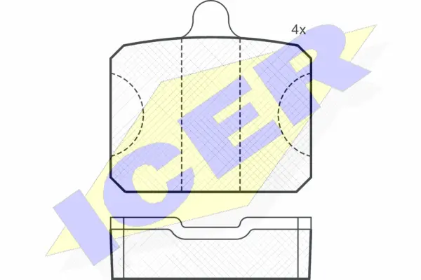 Brake Pad Set, disc brake (180737)