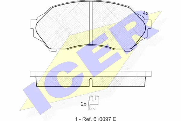 Brake Pad Set, disc brake (181309)
