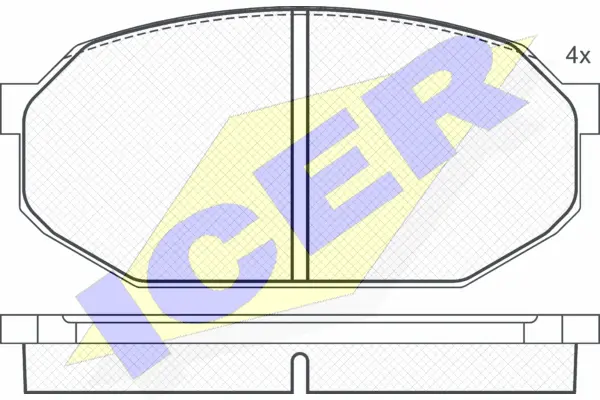 Brake Pad Set, disc brake (180401)