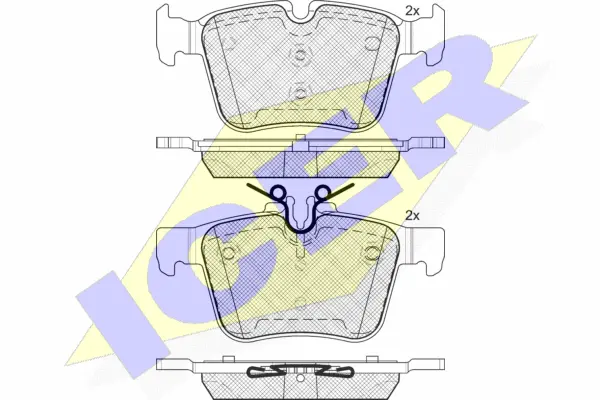 Brake Pad Set, disc brake (182214)
