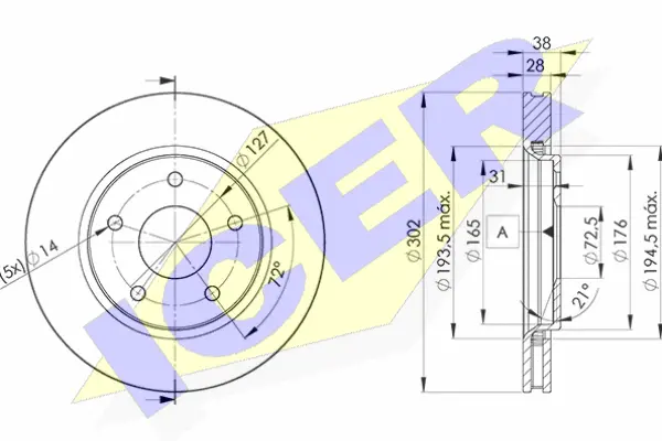 Brake Disc (78BD5170-2)