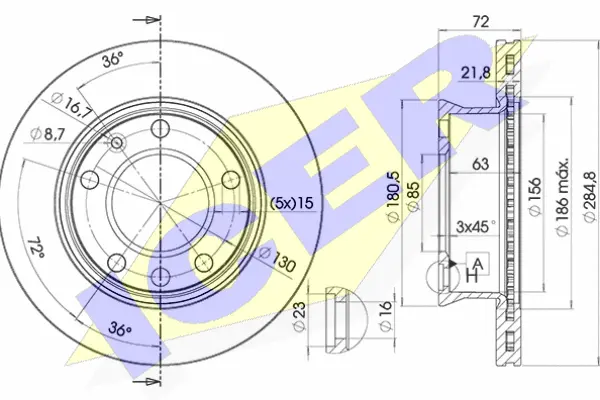 Brake Disc (78BD0187-1)