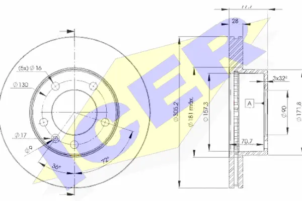 Brake Disc (78BD6848-1)