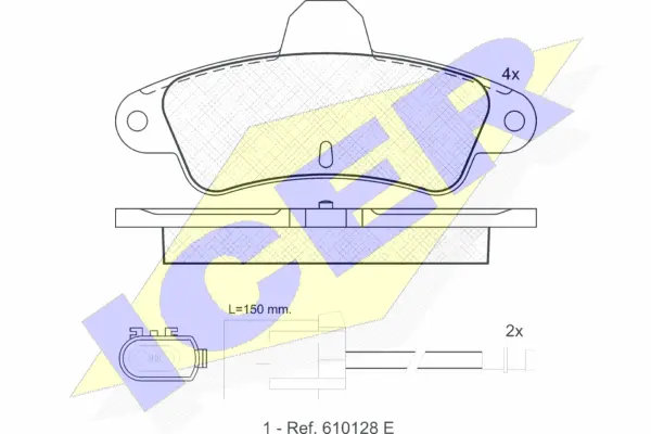 Brake Pad Set, disc brake (180919)