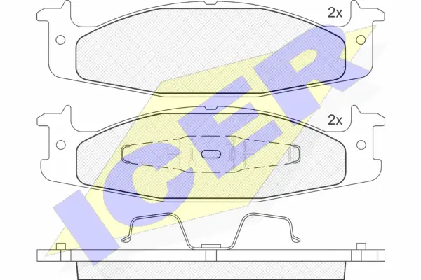 Brake Pad Set, disc brake (141403)