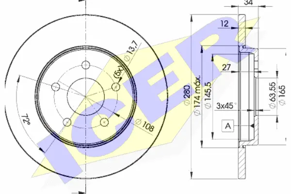 Brake Disc (78BD6768-2)