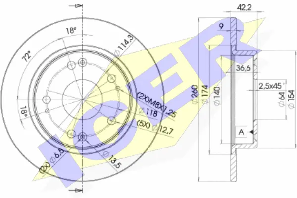 Brake Disc (78BD2510-2)