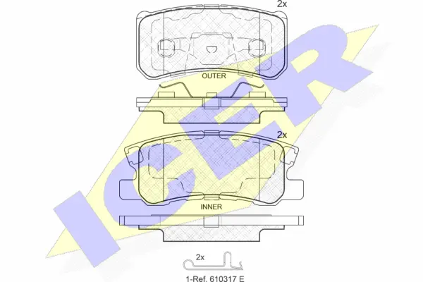 Brake Pad Set, disc brake (181375-202)