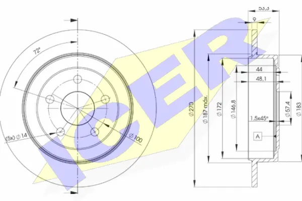 Brake Disc (78BD6433-2)