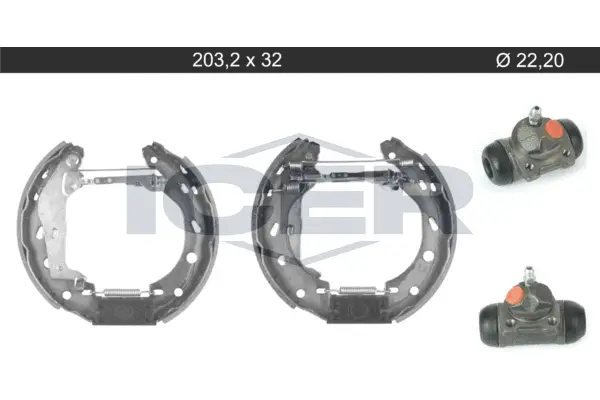 Brake Shoe Set (79KT0112 C)