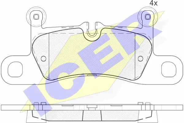 Brake Pad Set, disc brake (181987)