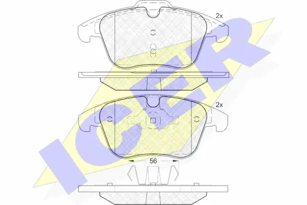 Brake Pad Set, disc brake (181775)