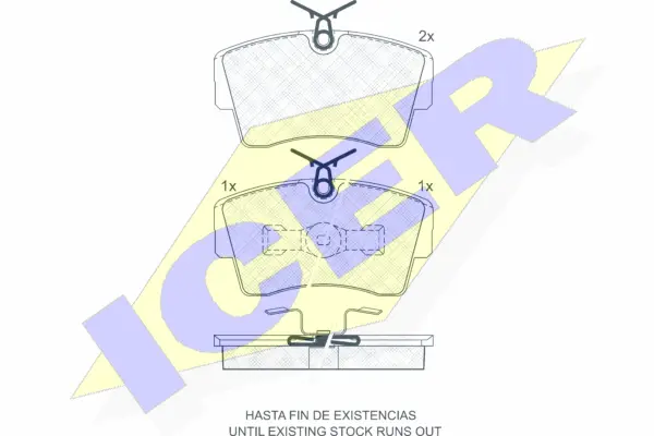 Brake Pad Set, disc brake (180815)