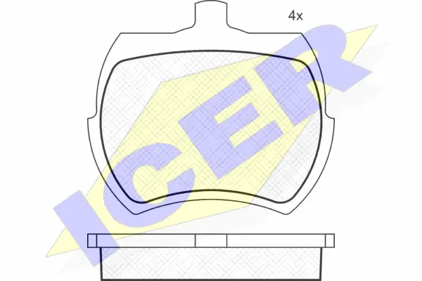 Brake Pad Set, disc brake (180002)