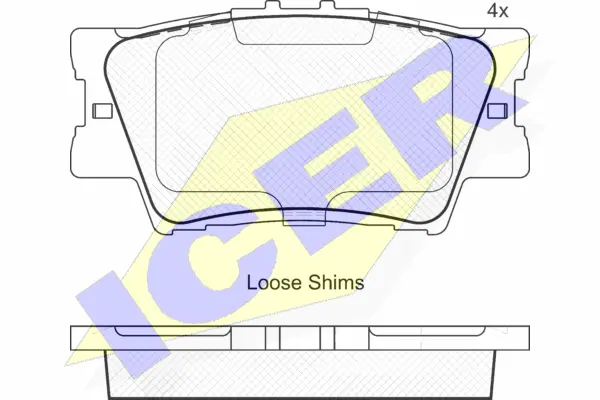 Brake Pad Set, disc brake (181761)