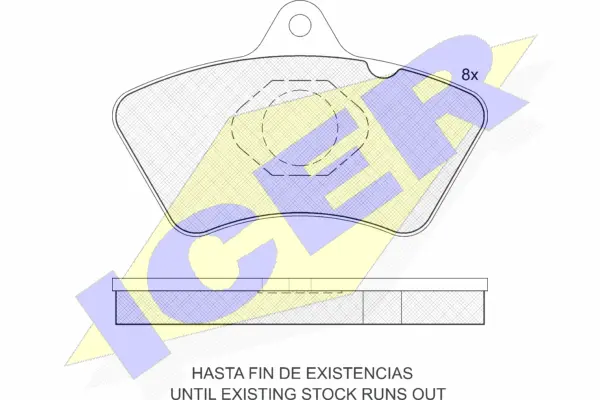 Brake Pad Set, disc brake (160432)