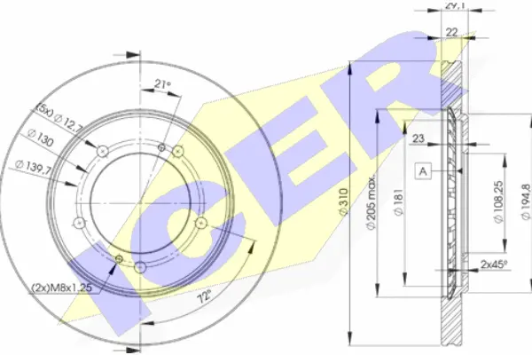 Brake Disc (78BD6010-2)