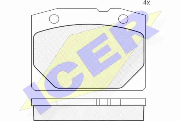 Brake Pad Set, disc brake (180155)
