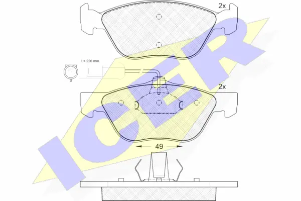 Brake Pad Set, disc brake (181125)
