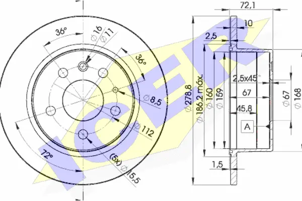 Brake Disc (78BD5500-1)