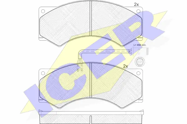 Brake Pad Set, disc brake (150759)