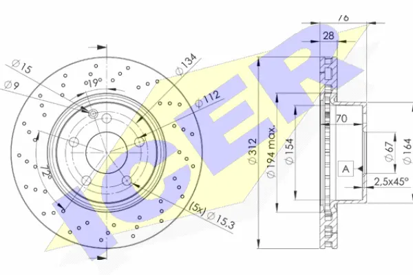 Brake Disc (78BD3054-2)