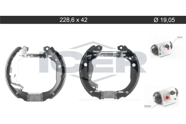Brake Shoe Set (79KT0140 C)