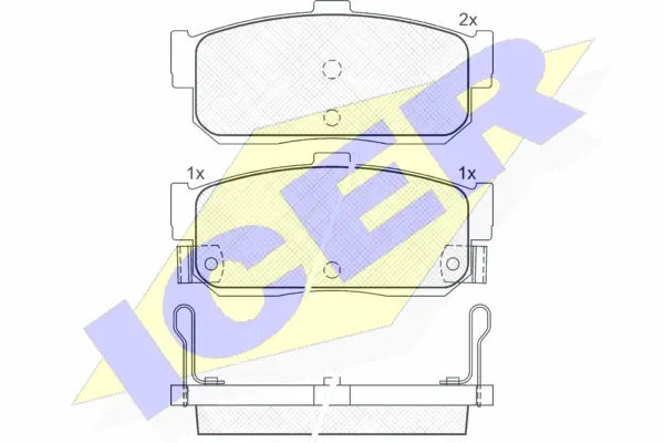 Brake Pad Set, disc brake (140915)