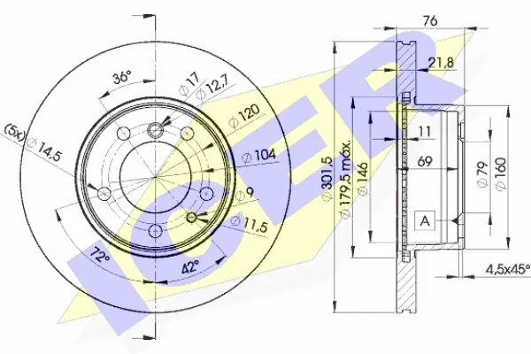 Brake Disc (78BD8040-1)