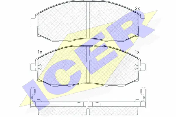 Brake Pad Set, disc brake (141266)