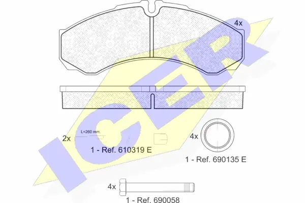 Brake Pad Set, disc brake (141208-123)