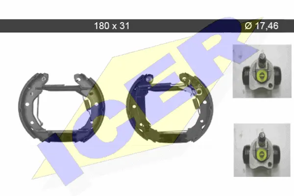 Brake Shoe Set (79KT0091 C)
