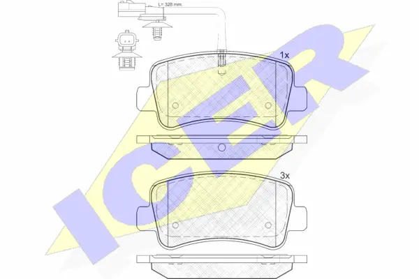 Brake Pad Set, disc brake (142001)